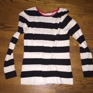 Katherine Barclay striped sweater